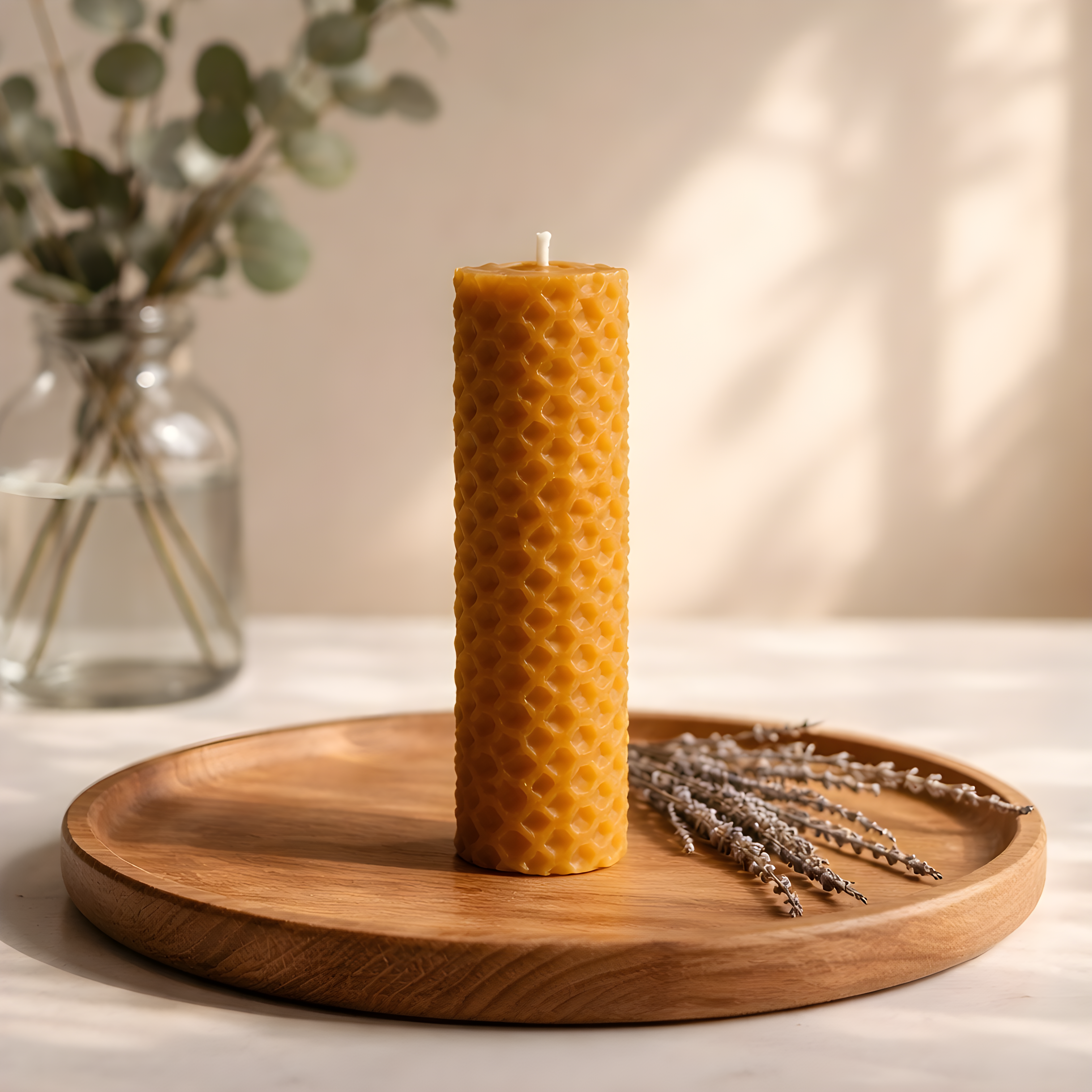 Vela de miel gruesa