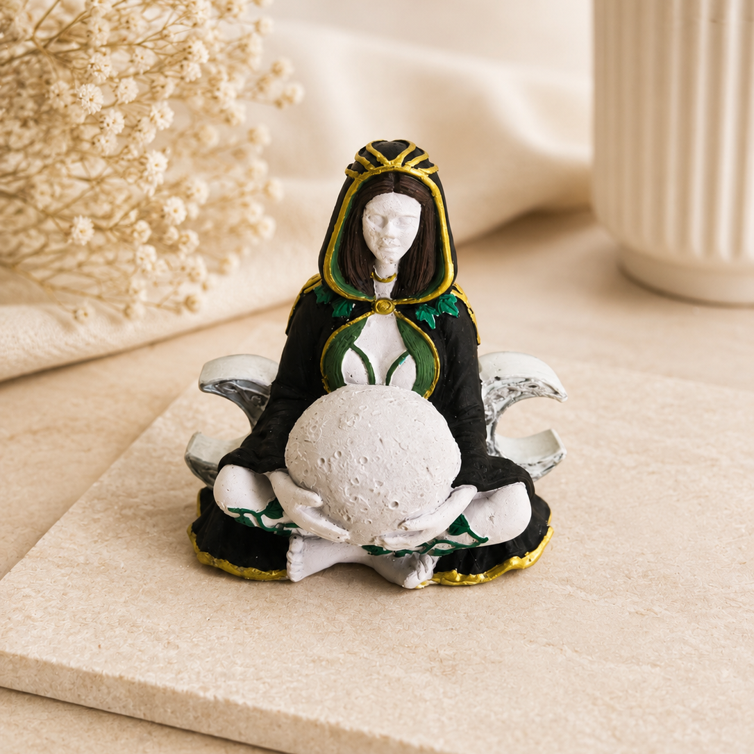 Figura sagrada Madre Tierra ritualizada