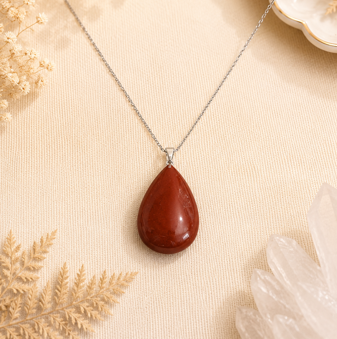 Colgante de Jaspe Rojo