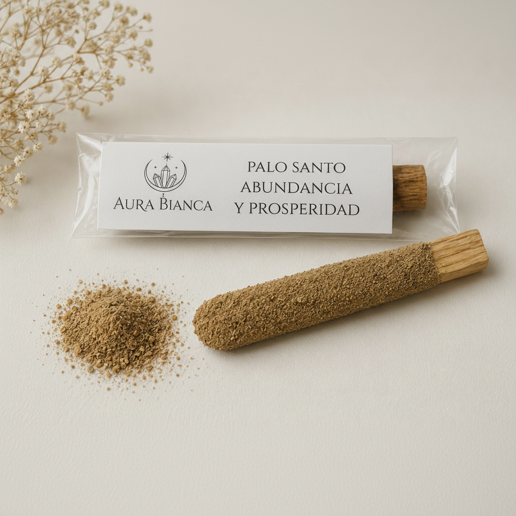 Palo Santo revestido "Abundancia y Prosperidad"