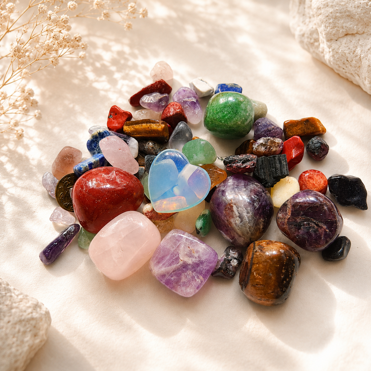 Confeti de minerales