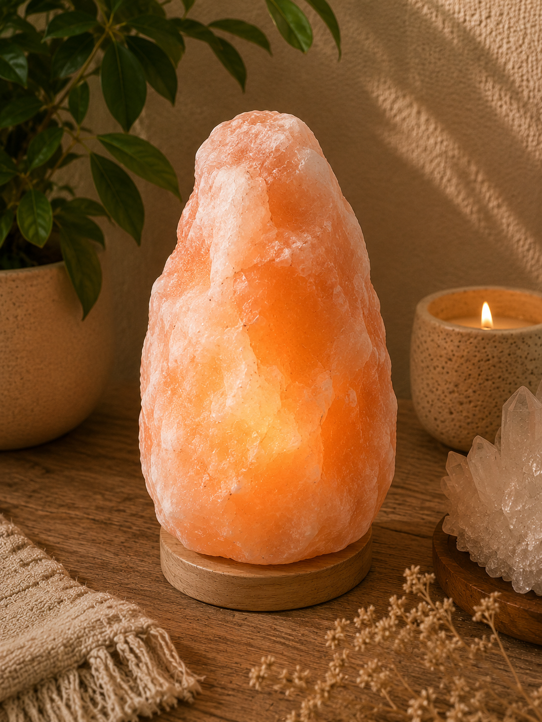 Lámpara de Sal Rosa del Himalaya 3-5 kilos